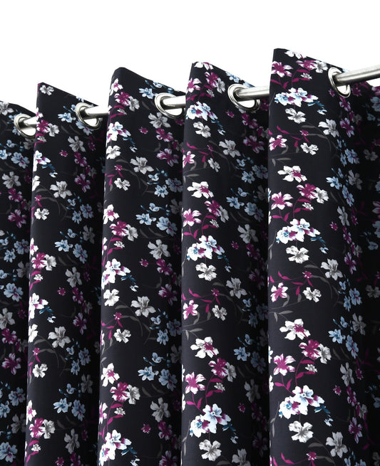 2 PCs Blackout Room Curtains-Rosemary Curtains Apricot