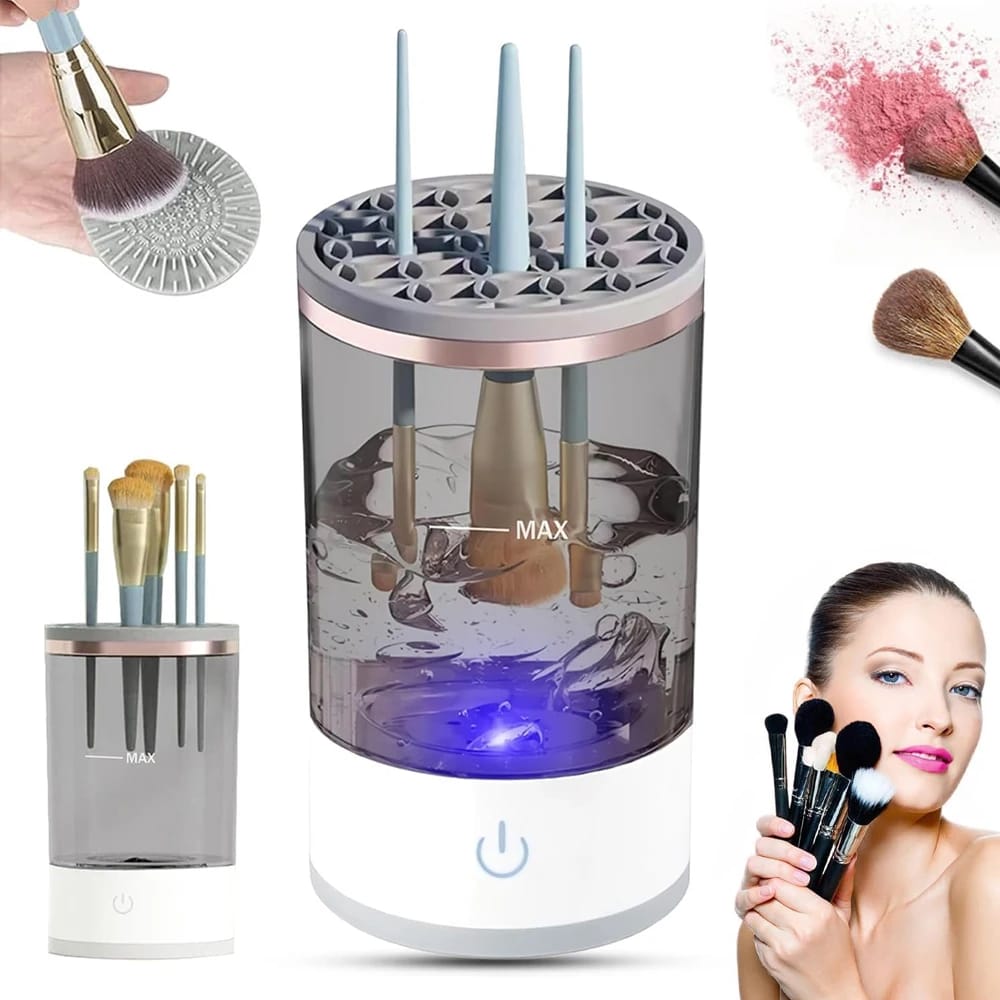Electric Makeup Brush Cleaning Machine-SA2408-194 Cosmetic Organizer Apricot
