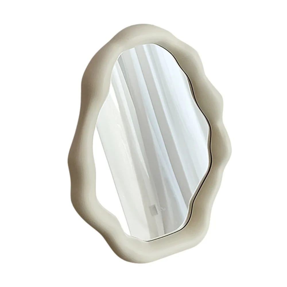 Cloud Makeup Mirror With Stand-SA2408-210 Mirror Apricot