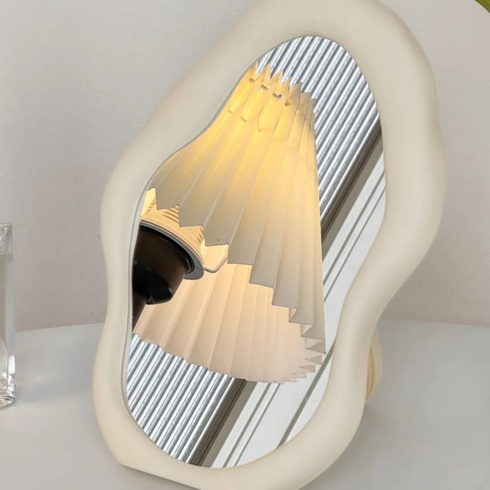 Cloud Makeup Mirror With Stand-SA2408-210 Mirror Apricot