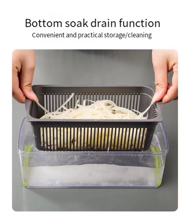 22PCs Multi-functional Food Chopper with Large Container-SA2411-47 Spice and sugar Jar Apricot