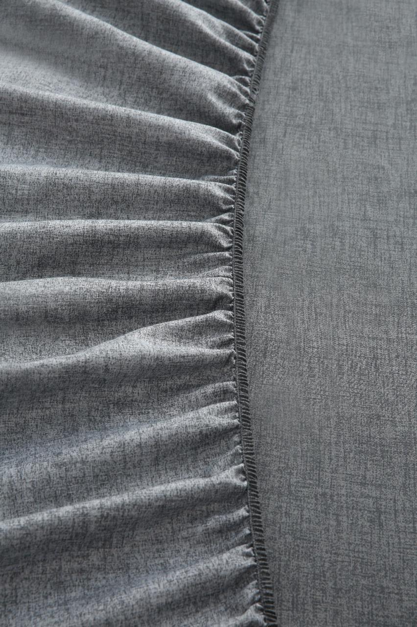 Fitted Bed Sheet-Grey Texture Fitted Sheets Apricot