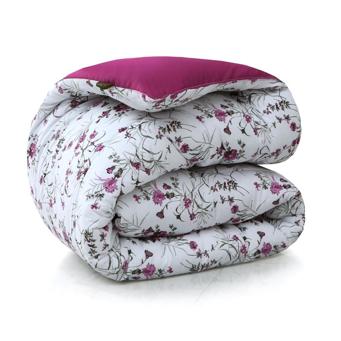 1 PC Double Winter Comforter-Plum Petals Comforters Apricot