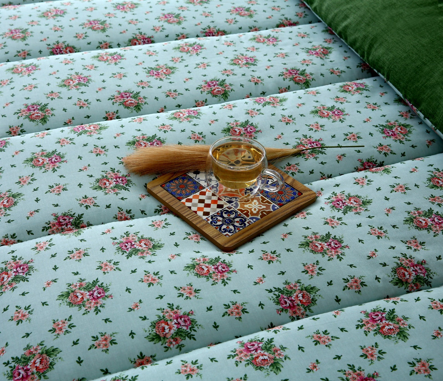 8 PCs Winter Comforter Set-Verdant