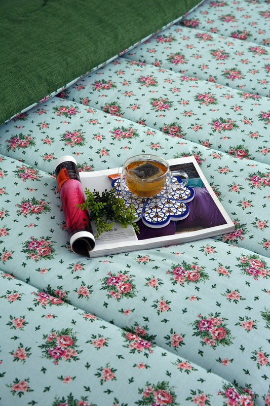 1 PC Single Comforter-Verdant Comforters Apricot