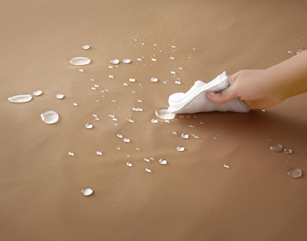 100% Water Replant Fitted Sheet-Beige