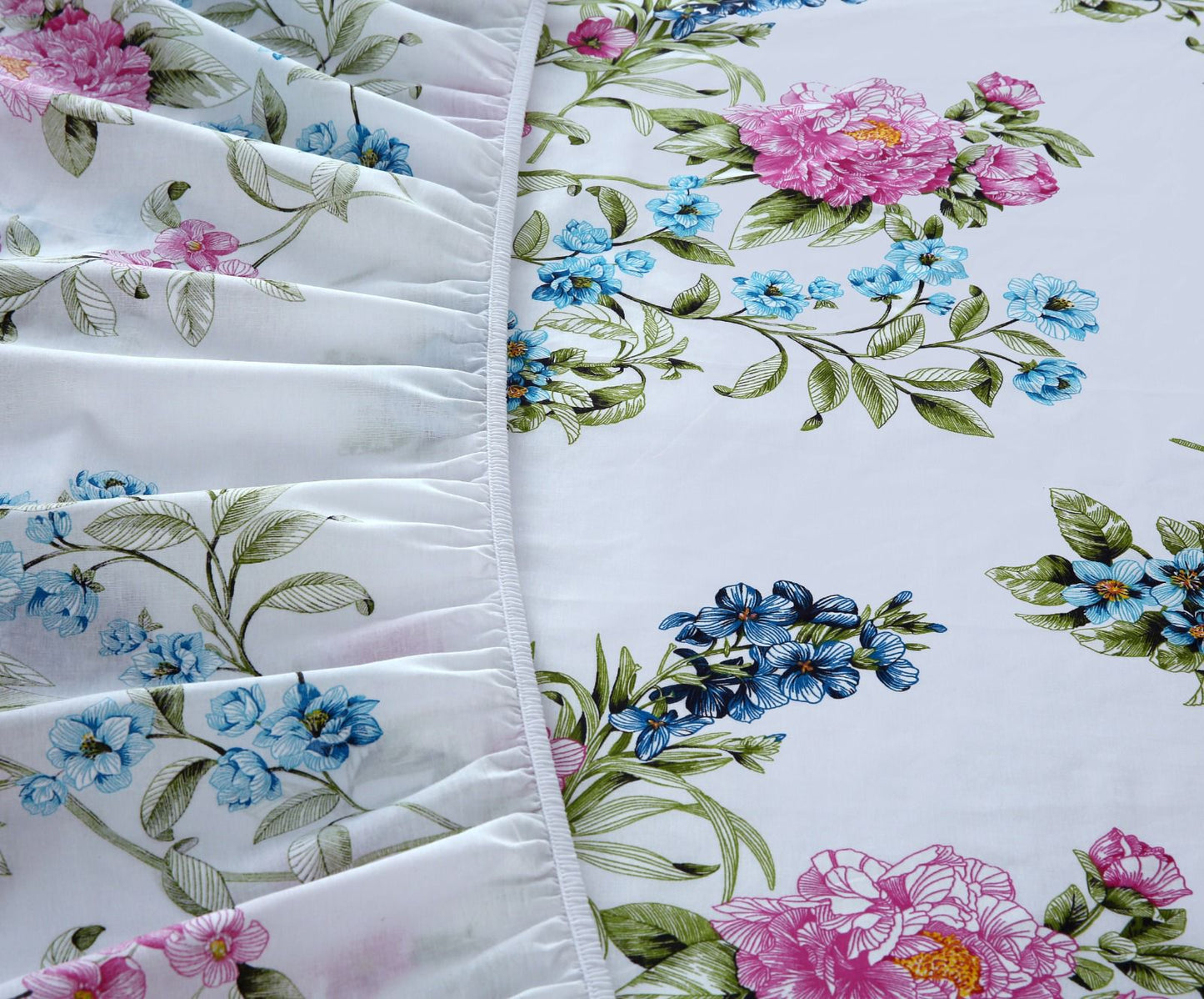 Fitted Bed Sheet-Blue Lotus Fitted Sheets Apricot