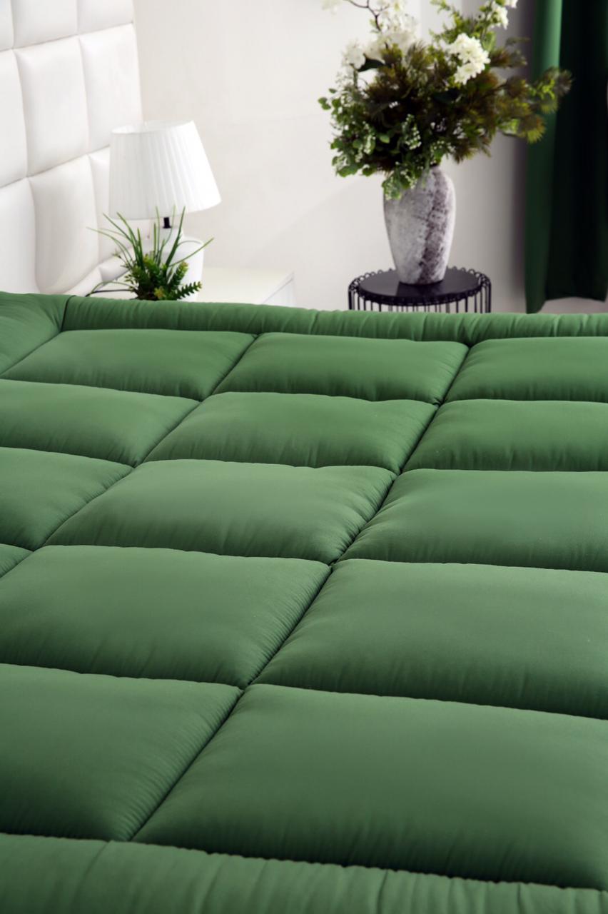 Winter Mattress Topper 700 GSM-Olive Comforters Apricot