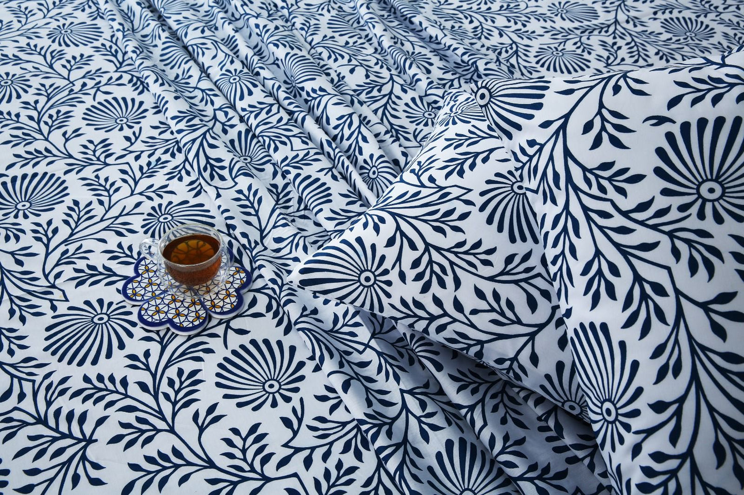 3 PCs Double Bed Sheet-DB209