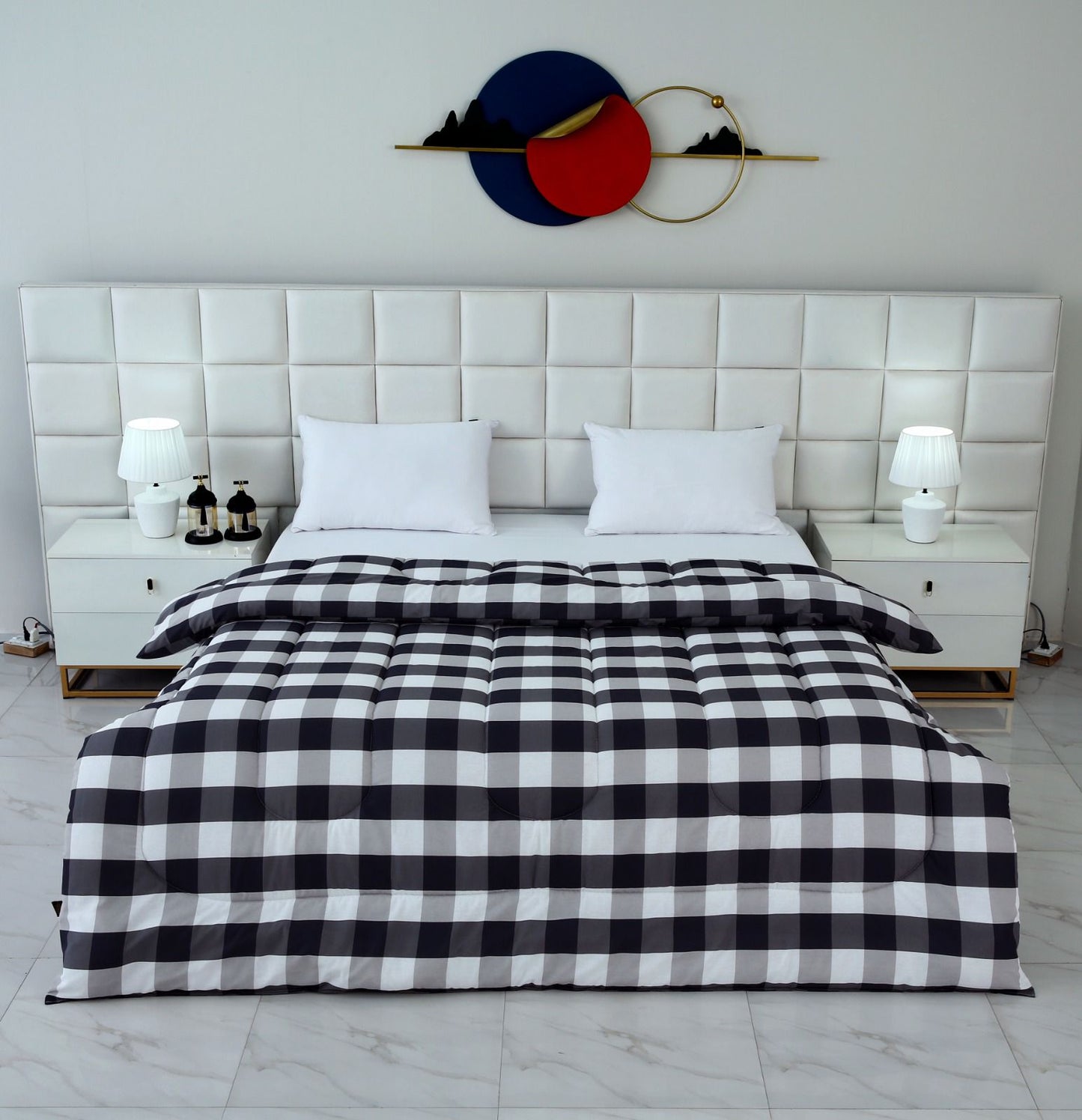 1 PC Double Winter Comforter-DC001 Comforters Apricot