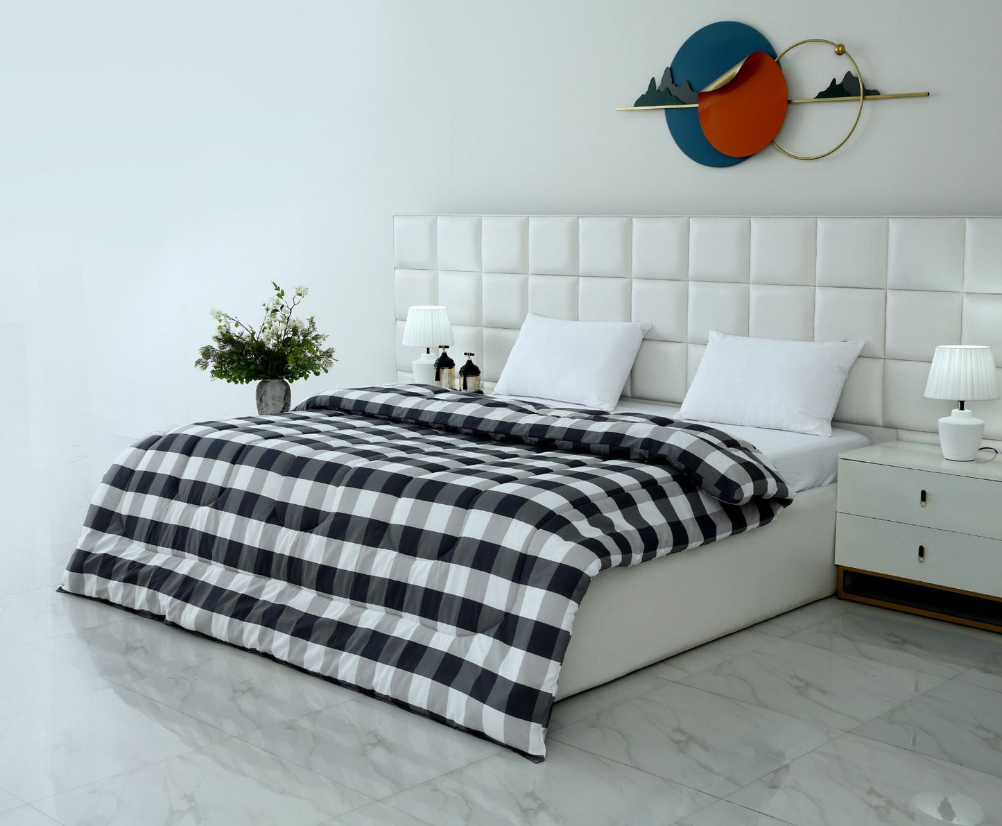 1 PC Double Winter Comforter-DC001 Comforters Apricot