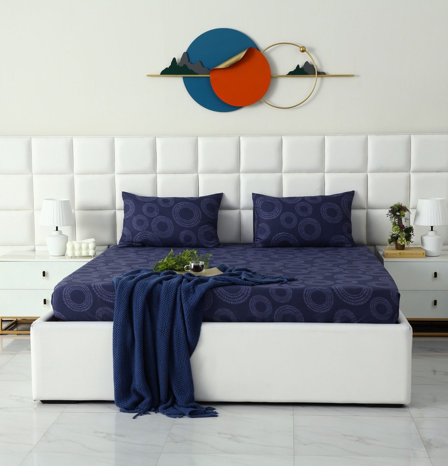 Fitted Bed Sheet-Azure Fitted Sheets Apricot