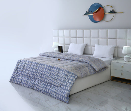 1 PC Double Winter Comforter-DC006 Comforters Apricot