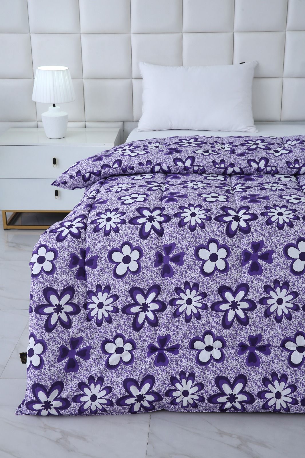 1 PC Double Winter Comforter-DC009 Comforters Apricot