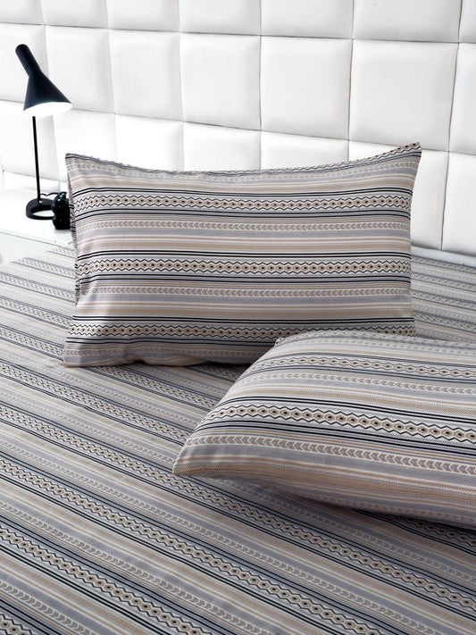 Fitted Bed Sheet-Slate Fitted Sheets Apricot