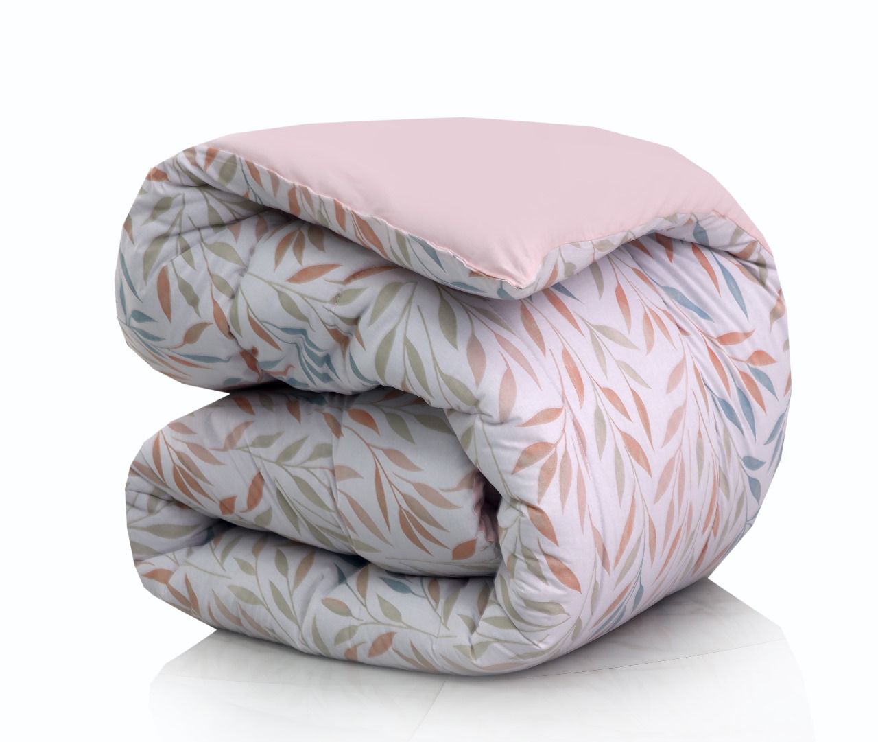 8 PCs Winter Comforter Set-Pastel Pink
