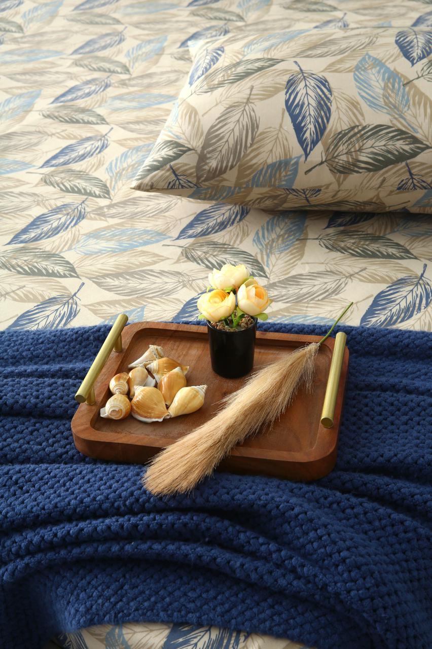 3 PCs Bed Sheet-Garden Bench BED SHEET Apricot