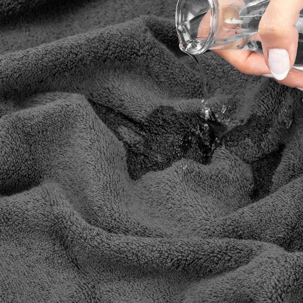 1 PC Bath Towel-Charcoal Grey Bath Towels & Washcloths Apricot