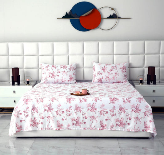 3 PCs Double Bed Sheet-DB157
