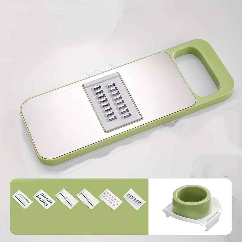 Multi-Functional Stainless Steel Vegetable Cutter and Grater (SA2510-004) chopper Apricot