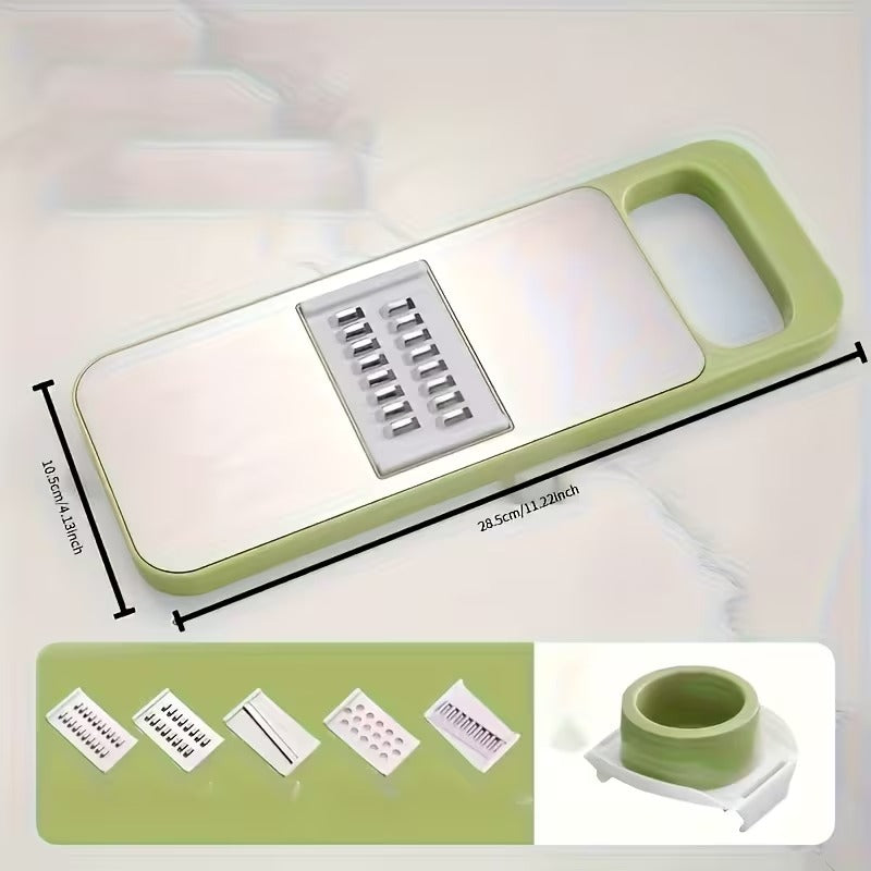 Multi-Functional Stainless Steel Vegetable Cutter and Grater (SA2510-004) chopper Apricot