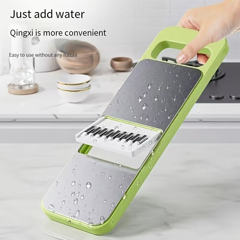 Multi-Functional Stainless Steel Vegetable Cutter and Grater (SA2510-004) chopper Apricot