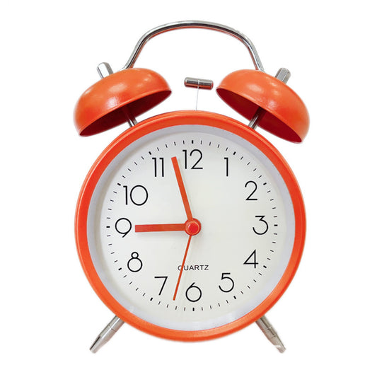 Side Table Alarm Clock-SA2405-230(Orange) Clock Apricot