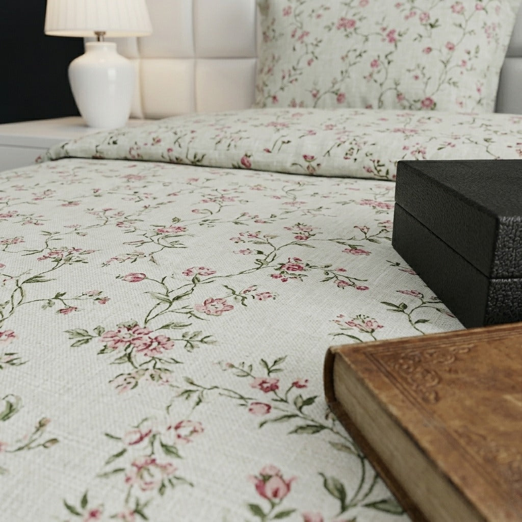 3PCs Double Duvet Cover- Salvia Bed Sheets Apricot