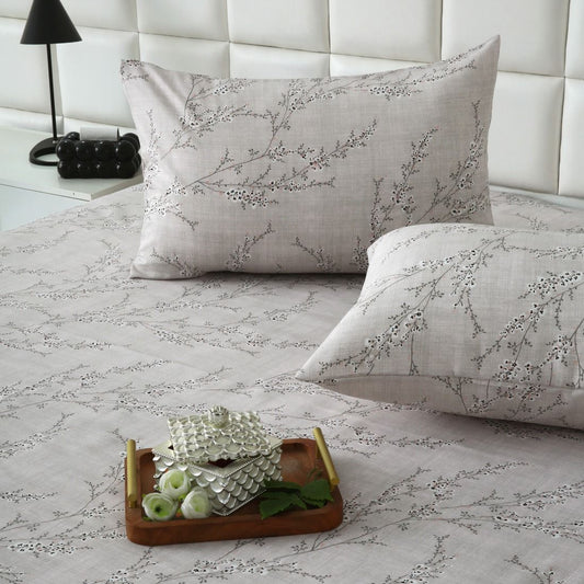 Fitted Bed Sheet- Jaipur Waves Fitted Sheets Apricot