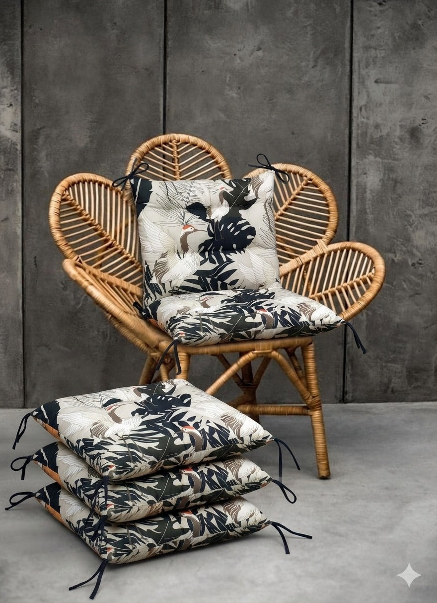 Digital Printed Chair Seaters- CS0017 cushions Apricot