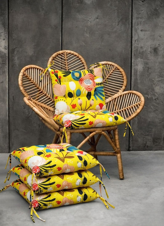 Digital Printed Chair Seaters- CS0023 cushions Apricot