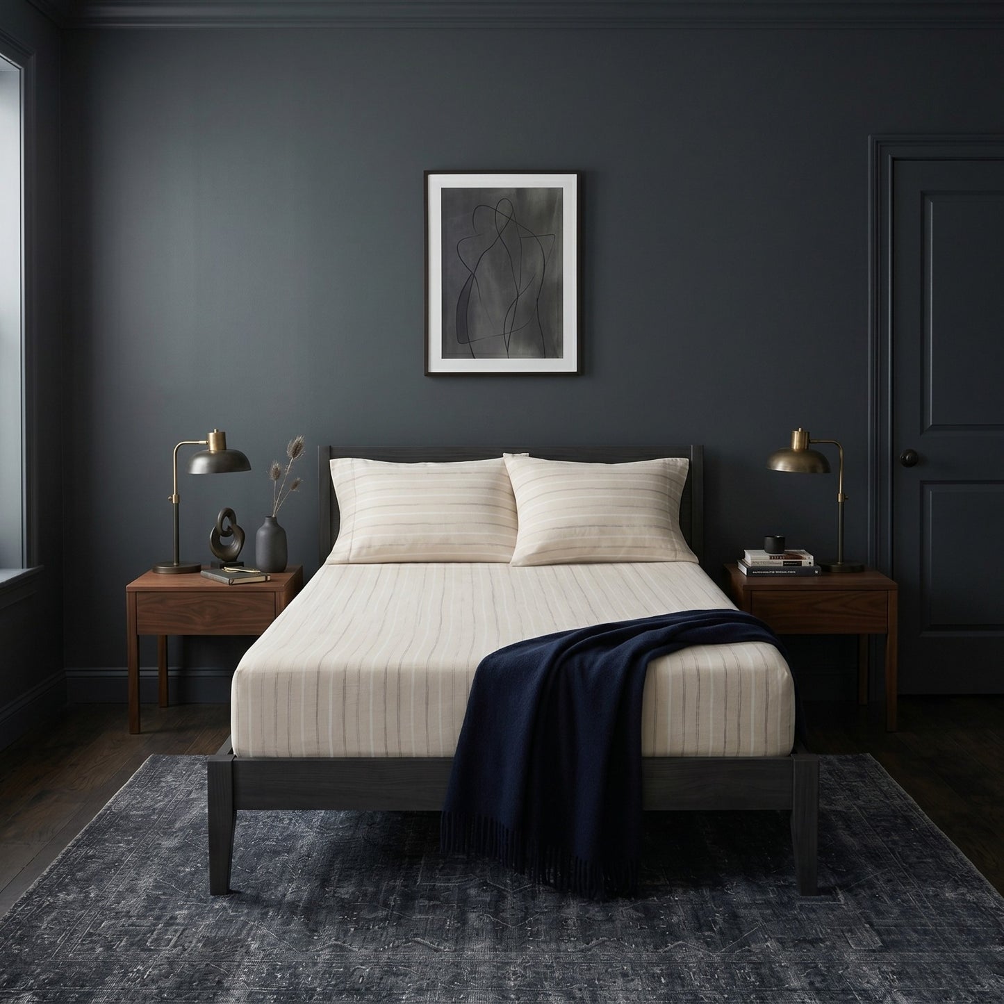 Fitted Bed Sheet- FT002 Fitted Sheets Apricot