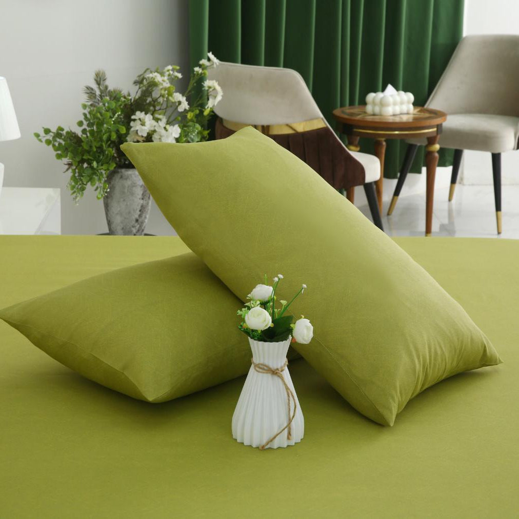 Fitted Bed Sheet-FT0017 Fitted Sheets Apricot