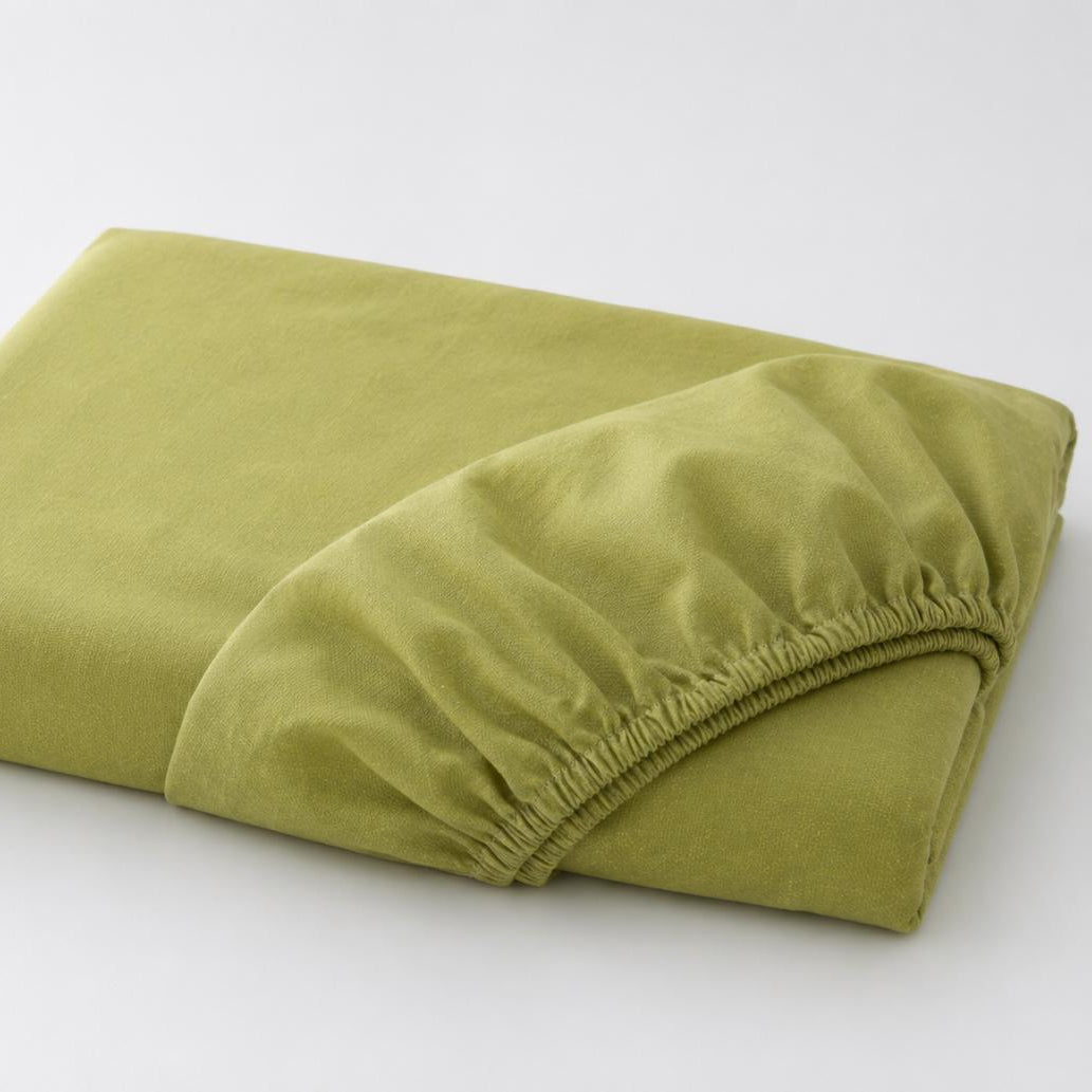 Fitted Bed Sheet-FT0017 Fitted Sheets Apricot