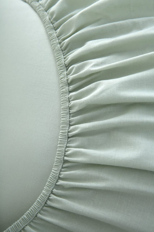 Fitted Bed Sheet- PFT004 Fitted Sheets Apricot