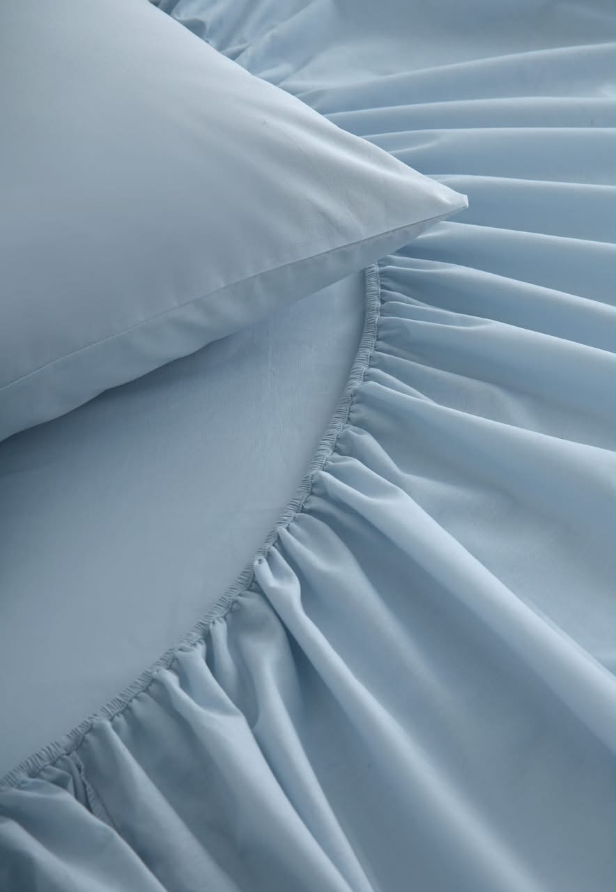 Fitted Bed Sheet- PFT002 Fitted Sheets Apricot