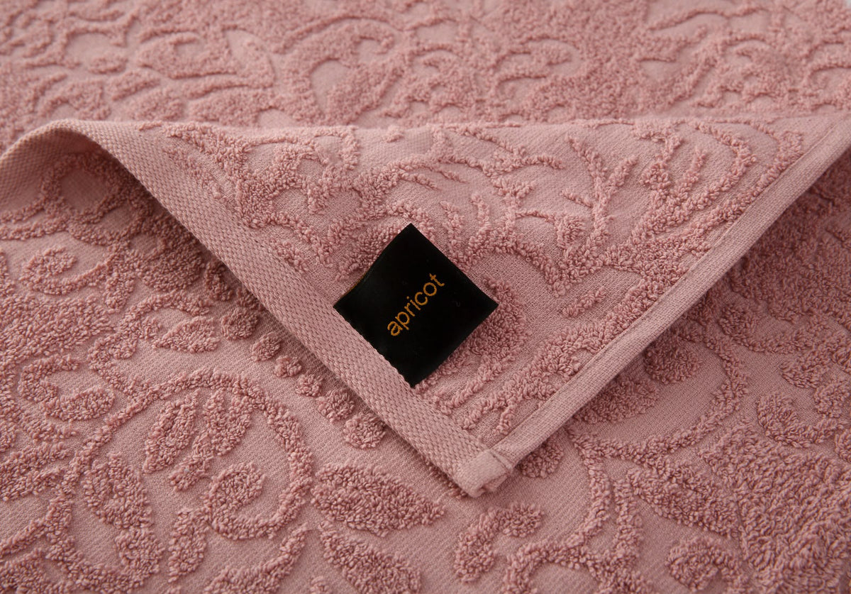 1 PC 100% Cotton Face Towel (10259)- Dusty Pink Bath Towels & Washcloths Apricot