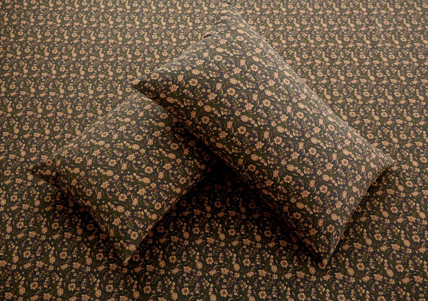 3 PCs Double Bed Sheet With Same Packing- Coral Spice BED SHEET Apricot