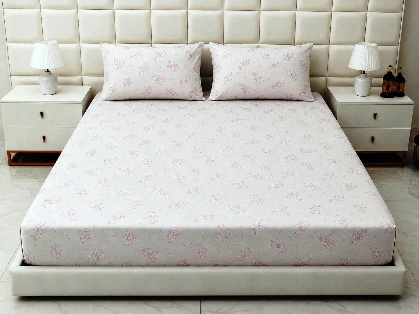 Fitted Bed Sheet- PFT0300