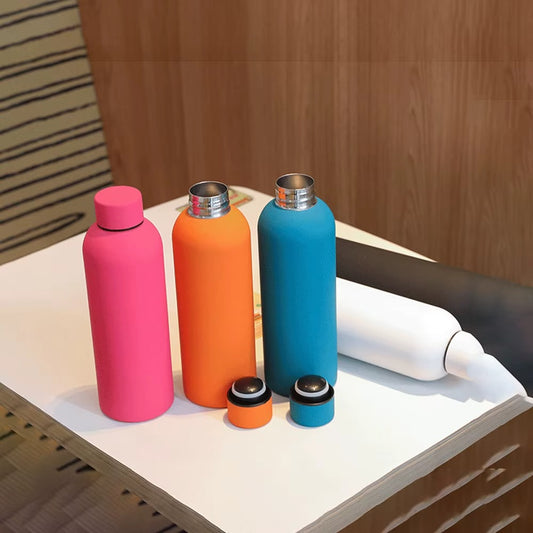 Stainless Steel Insulated Water Bottle(SA2408-224)-Blue Apricot