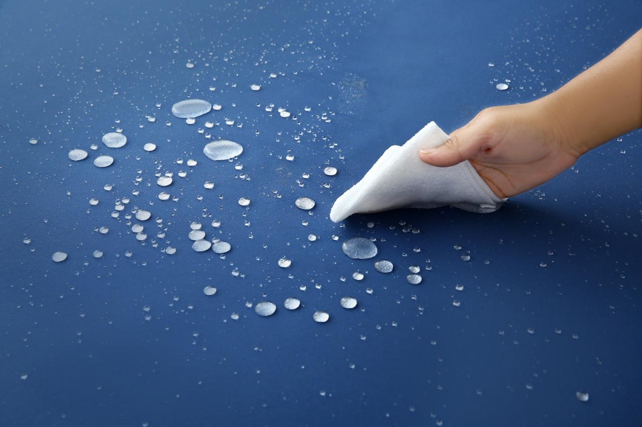 100% Water Replant Fitted Sheet-Blue