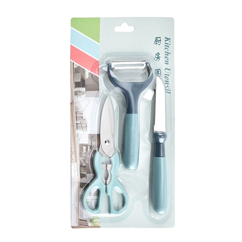 3 PCs Knife Set(SA2408-104) Apricot