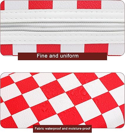 Women Waterproof PU Leather Cosmetic Storage Bags Chess-SA2405-115 Cosmetic Organizer Apricot