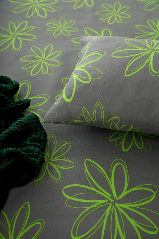 Fitted Bed Sheet-Carnation