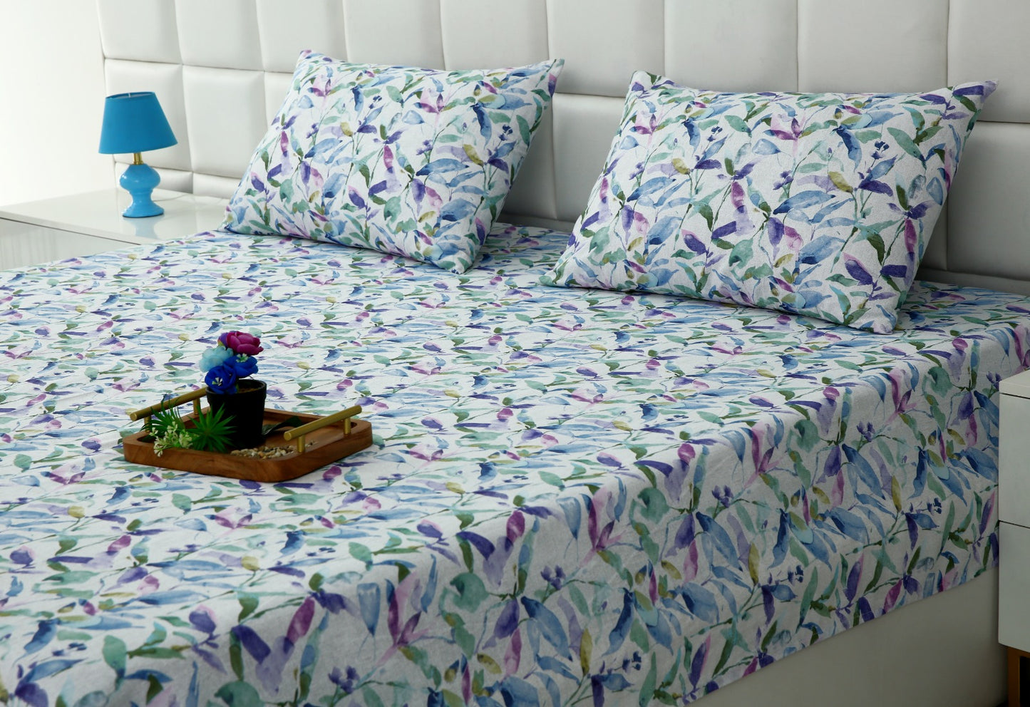 3 PCs Double Bed Sheet-DB205