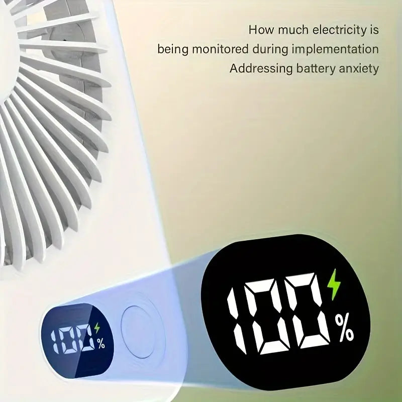 Rechargeable Portable Fan-SA2411-66 Apricot