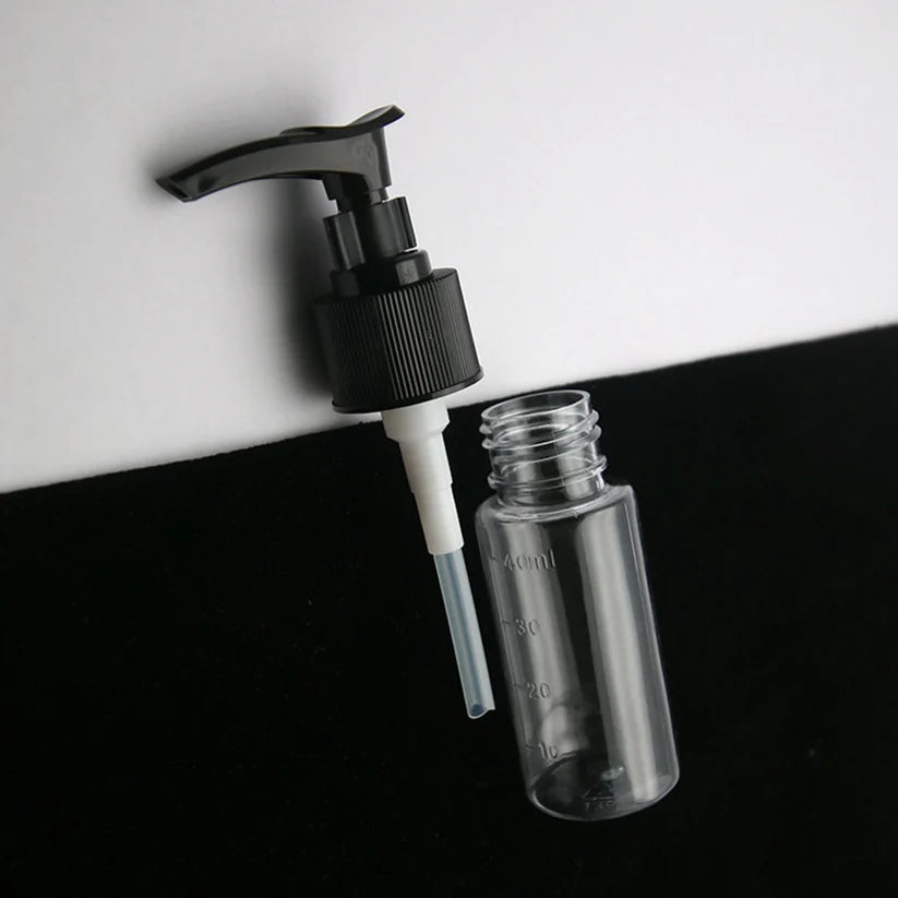 5PCs BPA Free Portable Toiletry Containers Set-Black(SA2405-285) Cosmetic Pouches Apricot