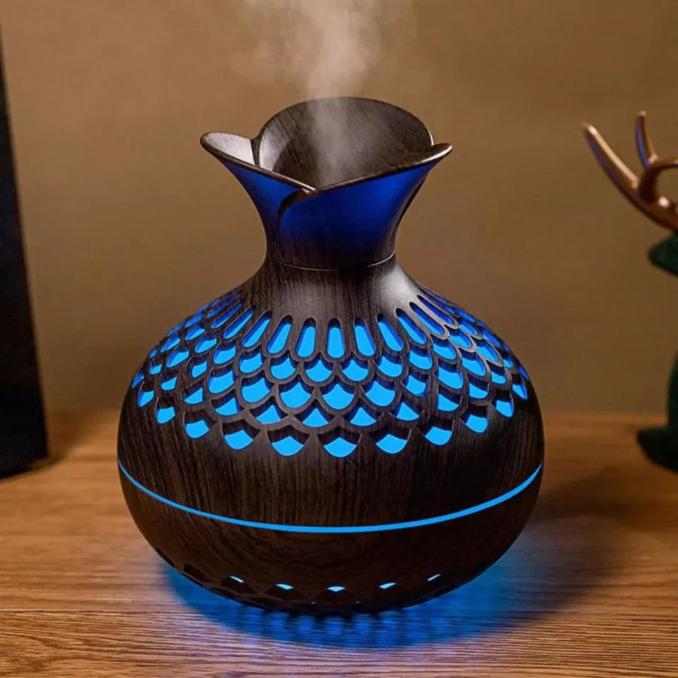 Ultrasonic Aromatherapy Air Humidifier-5863-(SA2405-198) Apricot