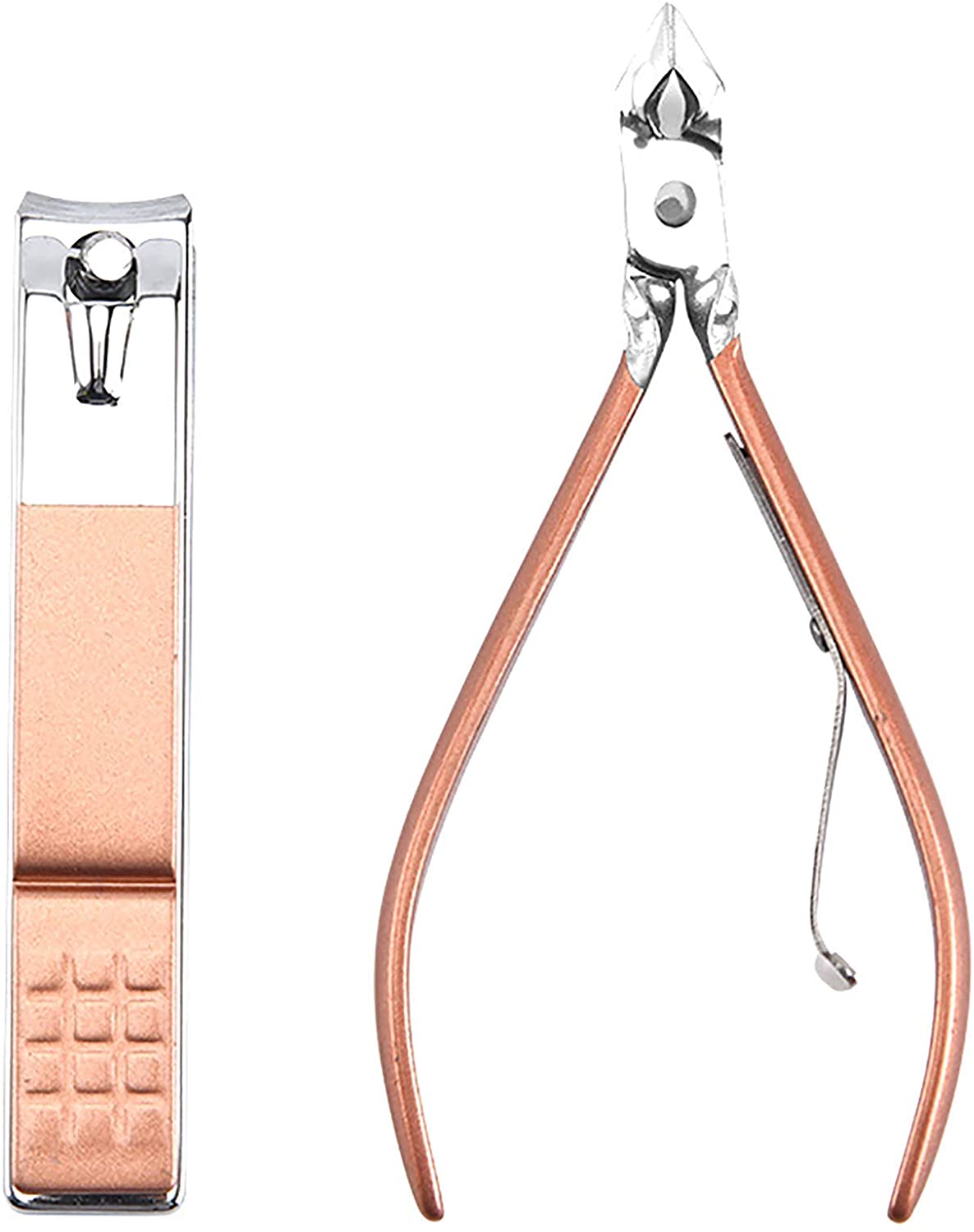 16 PCs Nail Clipper/Manicure & Pedicure Kit-Rose  Apricot