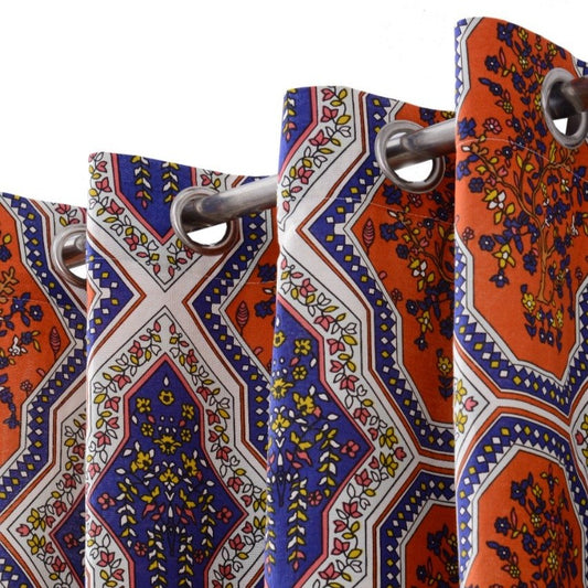 2 PCs Duck Curtains Panel-CRP08 Curtains Apricot